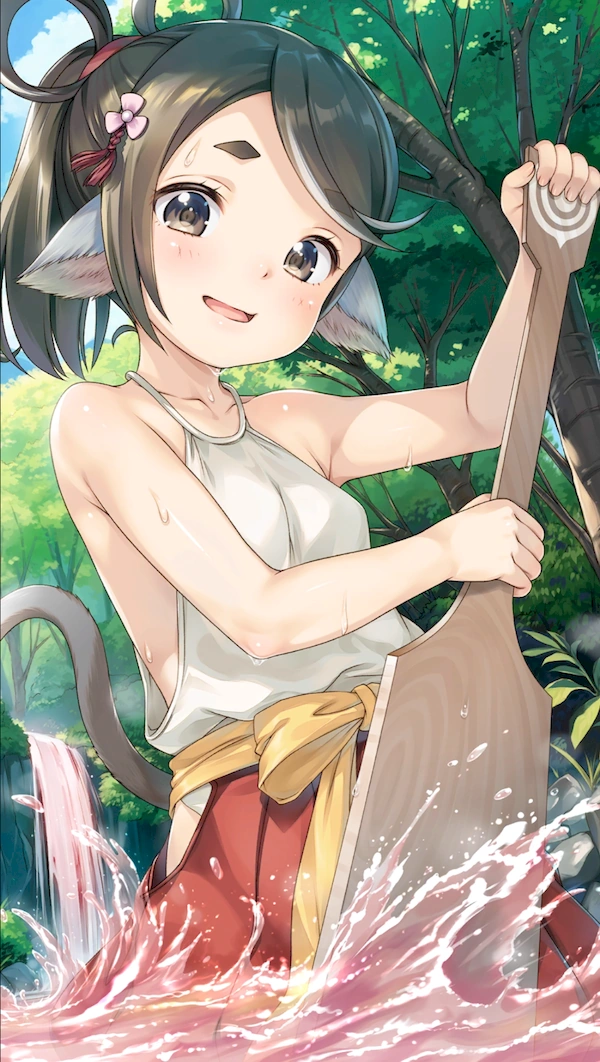 うたわれ_揉みごたえがあります！_イラスト