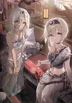 うたわれ_こちらへどうぞ_イラスト