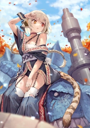 うたわれ_狩猟完了です！_イラスト