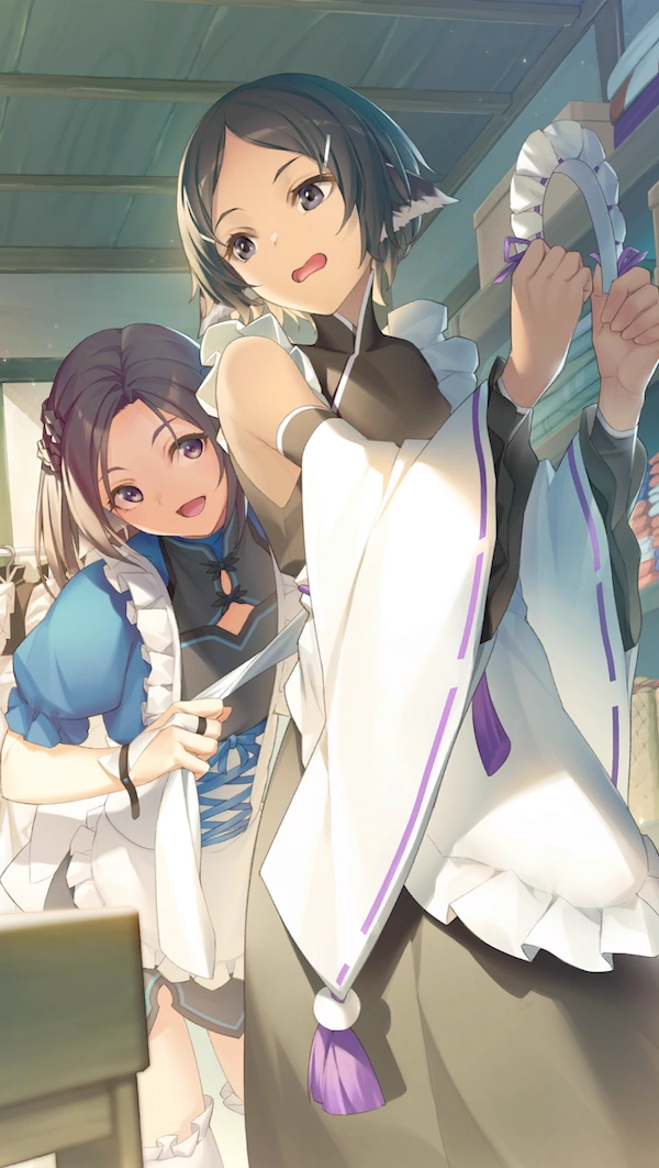 うたわれ_身なりを整えて_イラスト