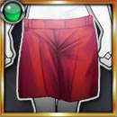 赤ショートパンツ