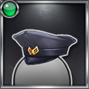 猫耳帝国軍帽（黒）