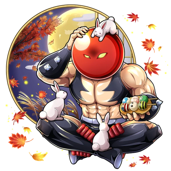 キン肉マン極タッグ乱舞_【月見団子】フラッシャーバルーン