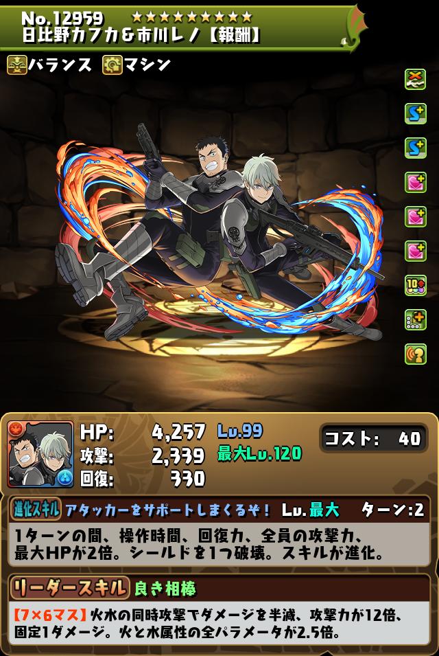 日比野カフカ&市川レノ【報酬】_画像