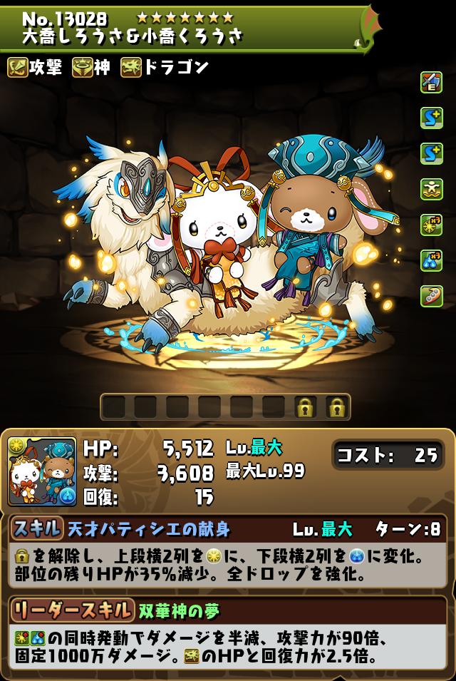 大喬しろうさ&小喬くろうさ_画像