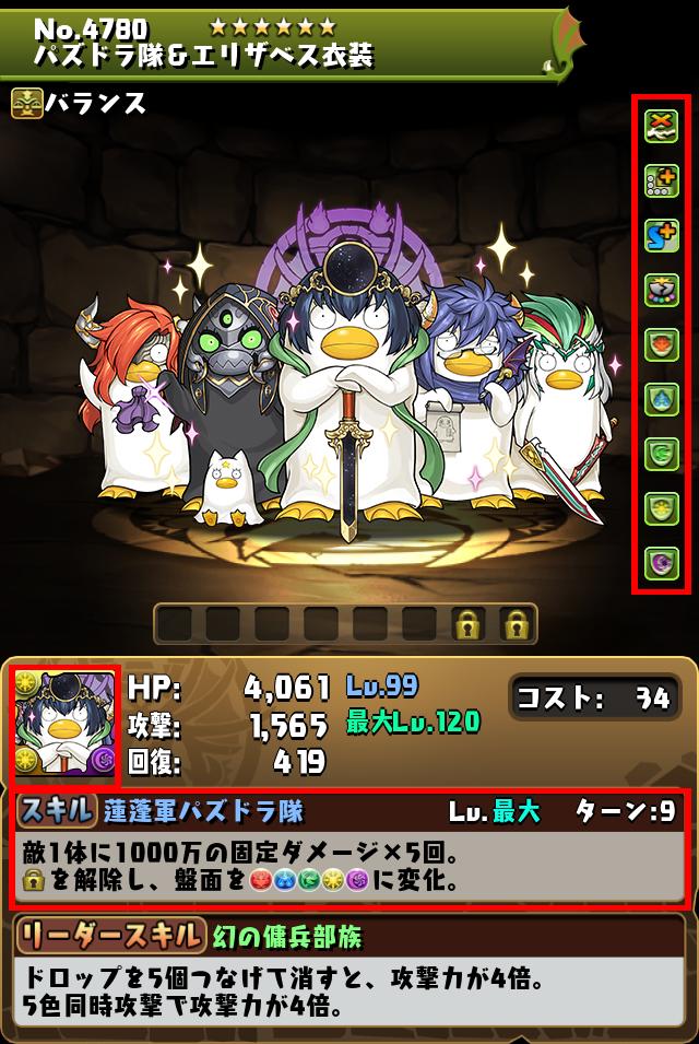 パズドラ隊＆エリザベス衣装_画像