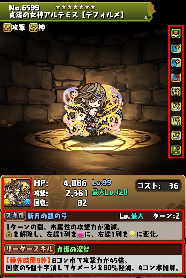 貞潔の女神アルテミス【デフォルメ】_画像