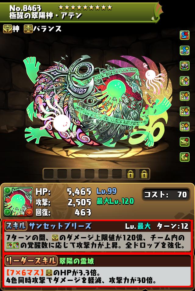 極醒の翠陽神・アテン_画像