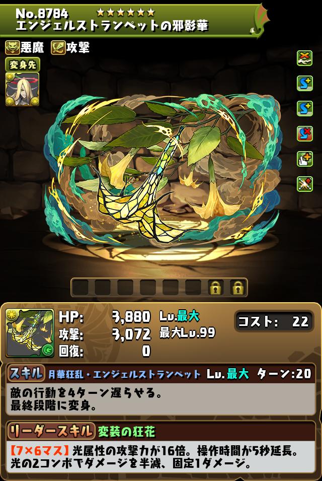 エンジェルストランペットの邪影華_画像