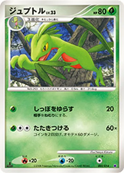 【ポケモンカード】「ジュプトル」23の買取相場とカード情報｜DPs-Sg(002/014)