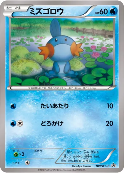 【ポケモンカード】「ミズゴロウ」の買取相場とカード情報｜XYP(109/XY-P)