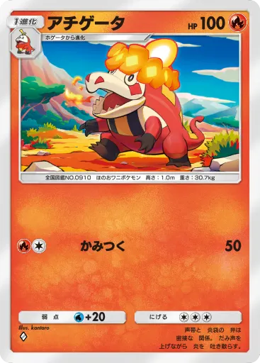 ポケポケ_アチゲータ