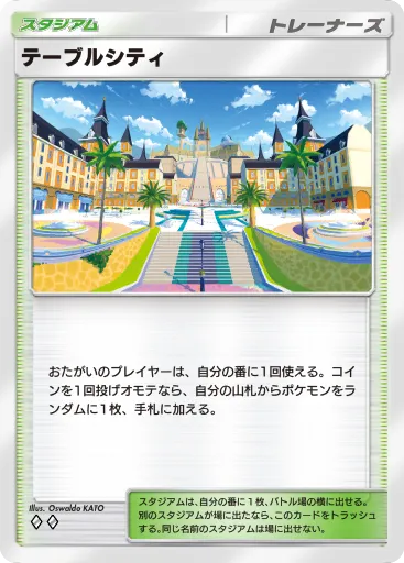 テーブルシティの入手方法と採用デッキ・評価