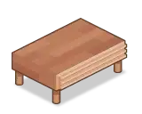 家具:木製テーブルの画像
