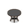 家具:黒小テーブルの画像