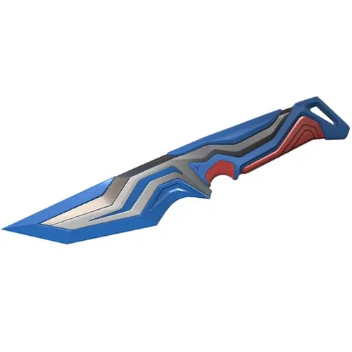 Striker Knife (Variant 3 Blue/White/Red)_画像