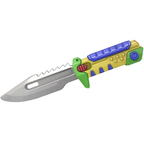 BlastX Polymer KnifeTech Coated Knife Level 2 (Variant 2 Yellow)_画像