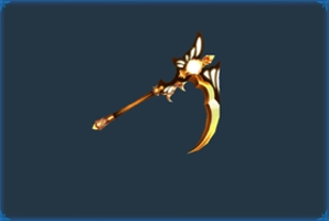 白猫_グランヘリオブライト・シックル_斧_立ち絵