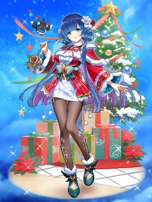 白猫_トア_槍_クリスマス2025_立ち絵