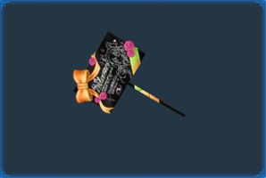 白猫_ハルジオンモチーフ_インフォックスボード_斧_立ち絵