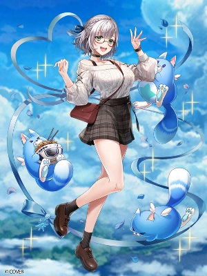 白猫_白銀ノエル_拳_立ち絵