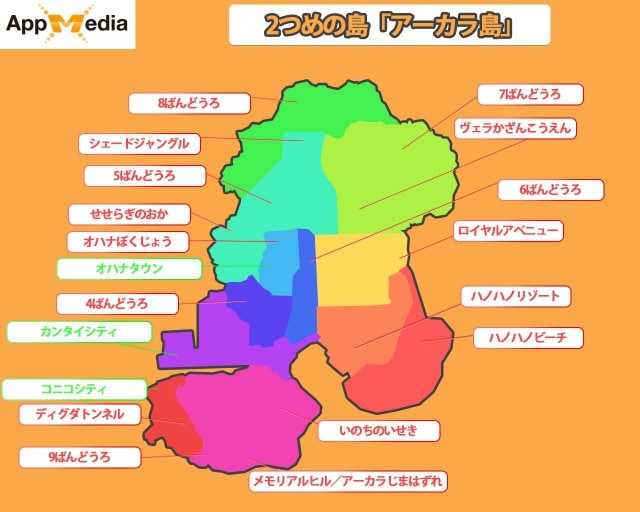 ポケモンサンムーン アーカラ島攻略チャート 手順 Appmedia