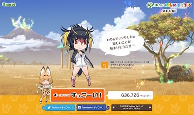 けものフレンズがjraとコラボ企画開催決定 コラボサイトで すっごーい しよう Appmedia