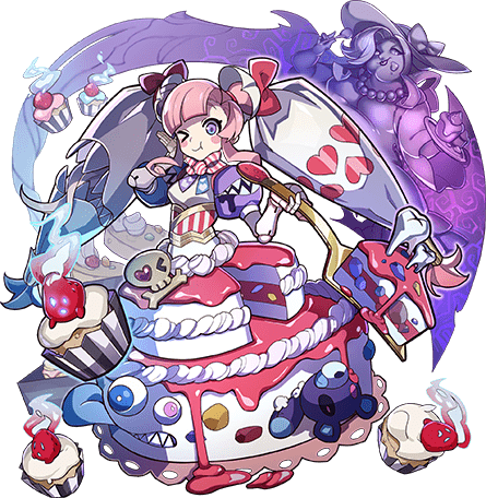シフォンドレスのケーキ姫