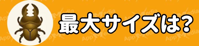 クワガタ最大サイズ_ポケ森