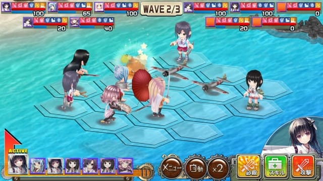 萌え戦ゲーム画面2