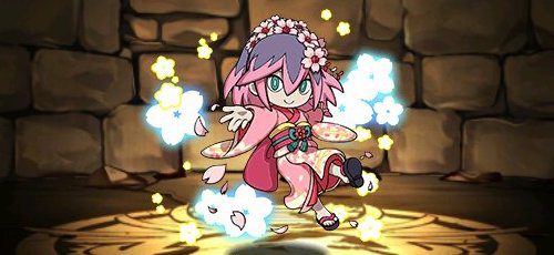 パズドラ_桜ふぶき姫