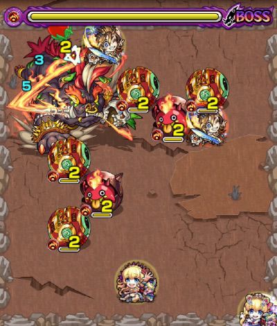 モンスト 北風の遊地 ３ 火 の攻略と適正キャラ 閃きの遊技場 Appmedia