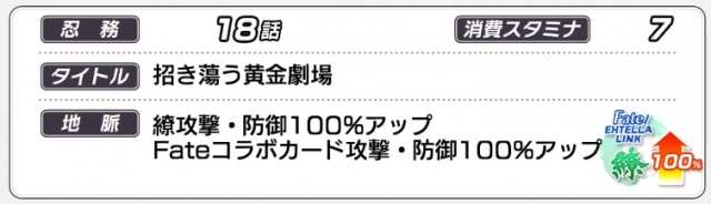 シノマス_コラボ忍務_地脈効果