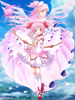 白猫_鹿目まどか_立ち絵