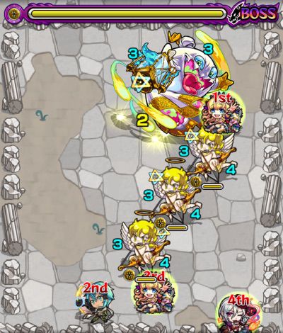 雪晴の遊地1_バトル2_モンスト