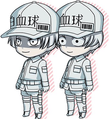 いつでもはたらく細胞_ゲームキャラ「白血球」別パターン2体_icon