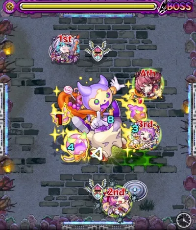 モンスト_ワンショットクエスト_ボス