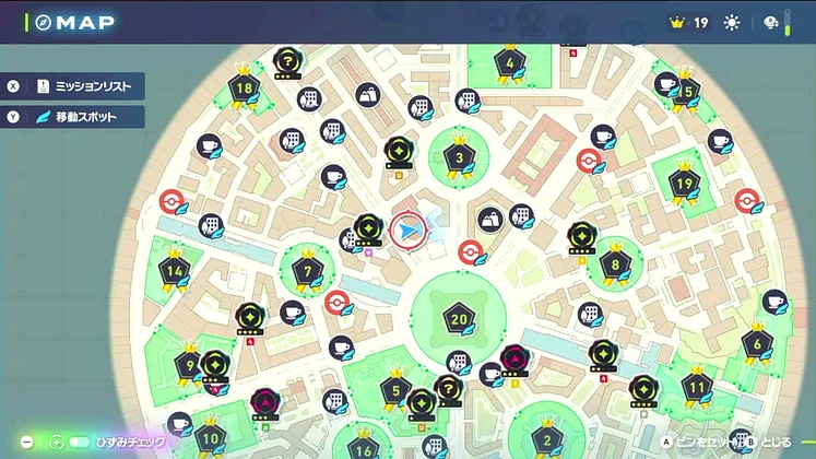 ポケモンZA_メルタンの夢_マップ画像