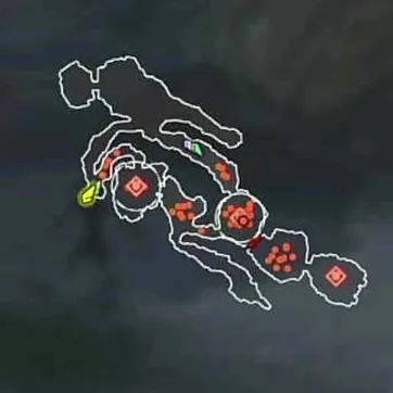 ゼルダ無双封印戦記_マップ_危険種討伐ヘブラ地方