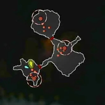 ゼルダ無双封印戦記_マップ_地底の鳴動