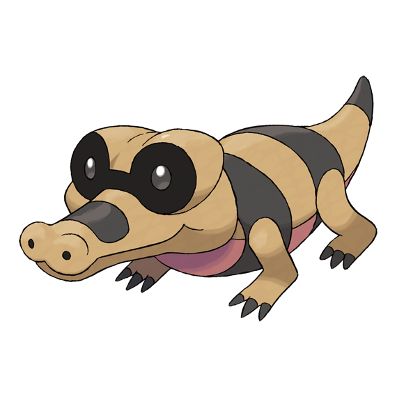 ポケモン図鑑_551_メグロコ_Sandile