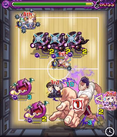 モンスト、レイザー、ボス2