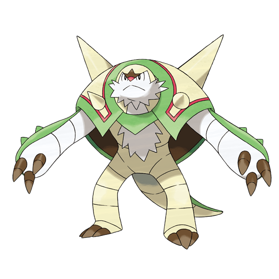 ポケモン図鑑_652_ブリガロン_Chesnaught