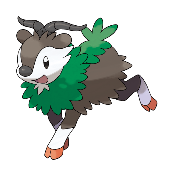 ポケモン図鑑_672_メェークル_Skiddo