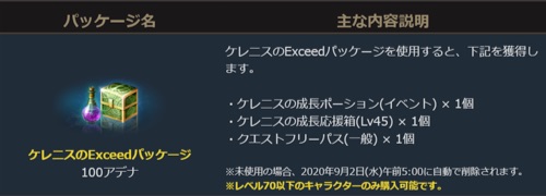 リネージュM、ケレニス