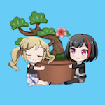 バンドリ_エイプリルフール_有咲+蘭