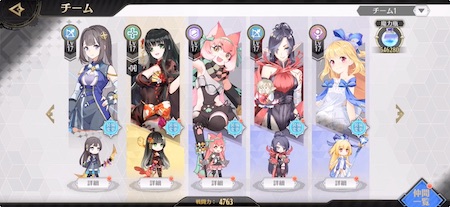 ステラクロニクル_チーム