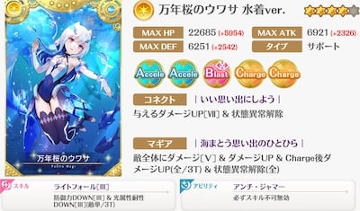 マギレコ＿水着万年桜PU＿キャラ