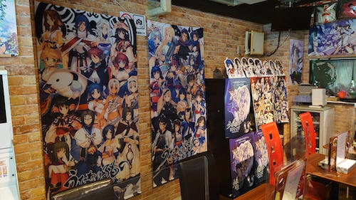 うたわれるものロストフラグ_1周年コラボカフェ_壁面