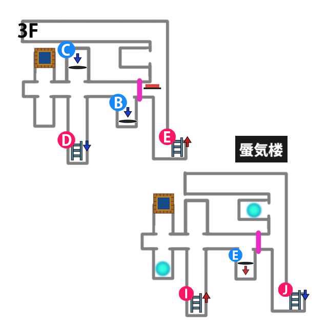 新女神転生3_カブキチョウ捕囚所4F